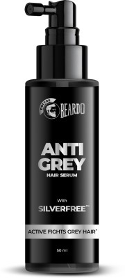 BEARDO Anti Greying Hair Serum 50ml For Men | SILVERFREE | Natural Hair Pigmentation(50 ml)