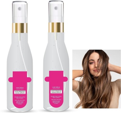 Emijun Hair Serum Vitamin E Anti Frizz & Shine Long Lasting Shine COMBO(200 ml)