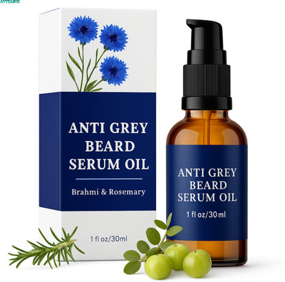 AYYIASHI Anti Grey Beard Oil Serum Dark Rich Beard Look Safe Herbal Formula(30 ml)