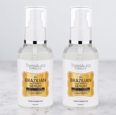 TRESSAURA PROFESSIONAL Brazilian Hair Repair Serum – Damage Control Formula for Silky Smooth Hair(220 ml)