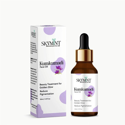 SKYMINT Kumkumadi Tailam For Glowing Skin | Skin Brightening | Prevents Acne And Pimples | Reduces Dark Spots And Pigmentation(30 ml)