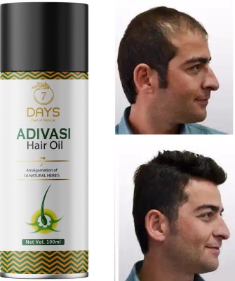 7 Days Adivasi Hair Growth Vitalizer Oil Serum With Redensyl Ginger,Onion, Shikakai(100 ml)