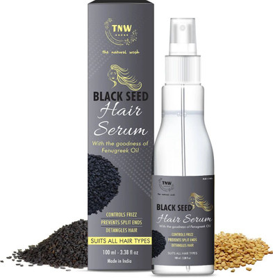 TNW - The Natural Wash Black Seed Hair Serum | No Frizzy & Damaged Hair(100 ml)