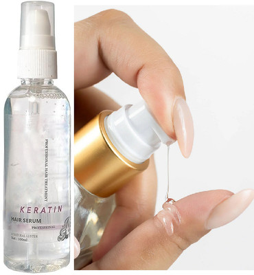 ADJD Keratin Hair Serum To Reduces Frizz & Split(100 ml)