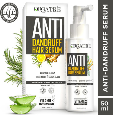 Orgatre Anti Dandruff Hair Serum Men & Women for Itchy & Dry Scalp | Promote Hair Growth(50 ml)