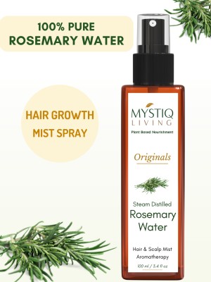 Mystiq Living Rosemary Water Spray for Hair Growth & Scalp Nourishment(100 ml)