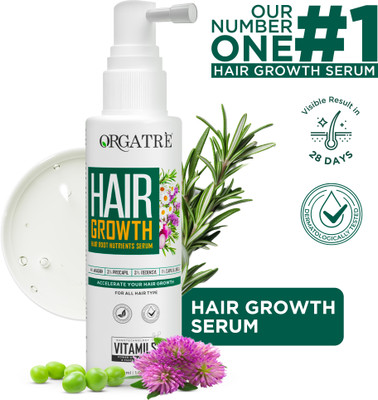 Orgatre Hair Growth Serum With Redensyl, Fight Hairfall, Dandruff(50 ml)