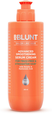 BBlunt Advanced Smoothening Serum Cream with Keratin & HyaluronicAcid(200 ml)