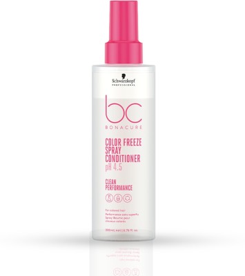 Schwarzkopf Professional Bonacure Color Freeze Leave-in Spray Conditioner with pH 4.5 for Colored Hair(200 ml)