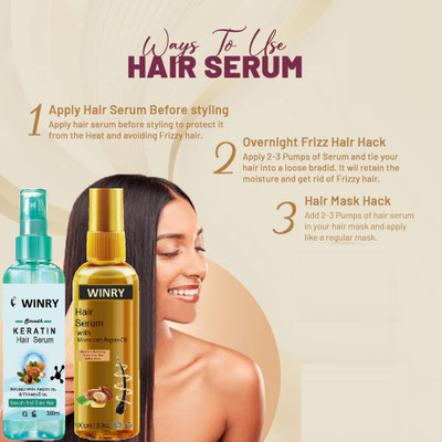 winry Instant Shine Argon Hair Serum(200 ml)