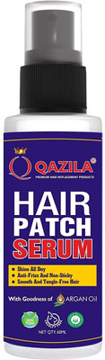 Qazila Hair Patch Serum| Soft & Shiny Patch Hair For A Full Day| 60 ml(60 ml)