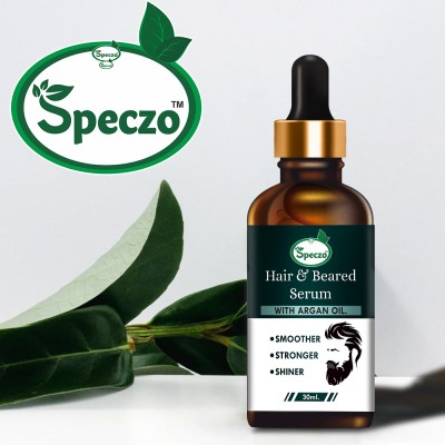 speczo Beard Serum, Gives Natural Black Color of Beard & Hair Oil for Men, Beard Oil(30 ml)