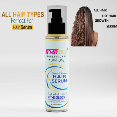 New Face Professional High Gloss Silky Smooth Hair Serum Instant Shiny(100 ml)