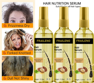 FRAILENO Hair Serum For Silky & Smooth Hair, 300ML(300 ml)
