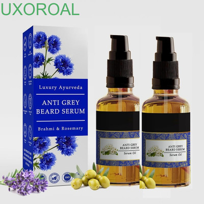 uxoroal Beard Reviver Anti-Grey Serum Daily Use 2 Pack(60 ml)