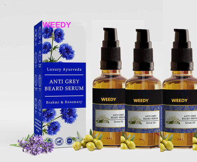 WEEDY Restore Your Beard to its Natural Color with Anti-Grey Serum(90 ml)