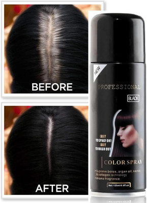 HUZURLU instant hair colour spray is very easy and fun to use(100 ml)