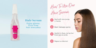 GFSU - GO FOR SOMETHING UNIQUE Professiona Choice Smooth, Frizz-Free & Glossy Hair Serum(100 ml)