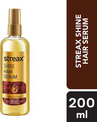 Streax Vitalized with Walnut Oil & Almond Oil For Dry & Frizzy Hair,(200 ml)