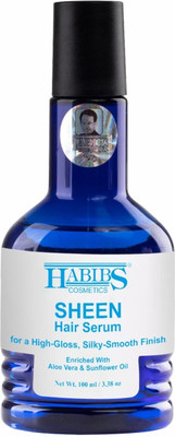 Habibs Sheen Hair Serum For Anti-Frizz, Smooth and Silky Finish enriched with sunflower(100 ml)
