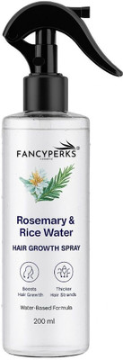 FANCYPERKS Rosemary Water Hair Spray with Rice Water for Hair Regrowth & Reduce Hair Fall(200 ml)