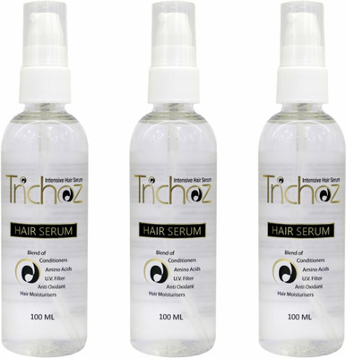Trichoz Hair Serum|Pro-Vitamin B5,Argan Oil & Keratin for Smooth,Frizz-Free Hair(100 ml)