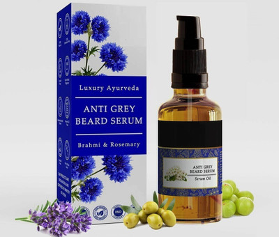 uxoroal natural Grey Beard Serum - For Premature Greying and Restore Natural Beard(30 ml)