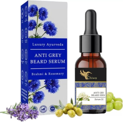 CHIWA natural Grey Beard Serum - For Premature Greying and Restore Natural Beard(25 ml)