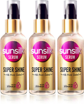 SUNSILK Super Shine Serum Pack of 3(135 ml)