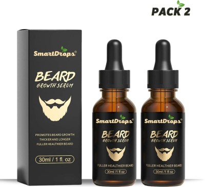 smartdrops Beard & Hair Growth Serum for faster hair growth(60 ml)