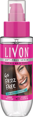 LIVON Hair Serum,For Dry & Frizzy Hair, Provides shine, smoothness & damage protection(100 ml)