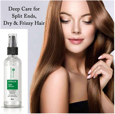 RHHG E COM keratin hair serum with argan oil bliss for dry,tangles,damage &frizzy hair(50 ml)