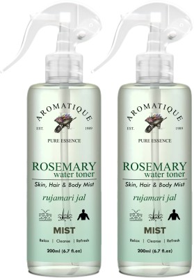 Aromatique Organic Rosemary Water Mist/Spray/Toner For Hair Growth(400 ml)