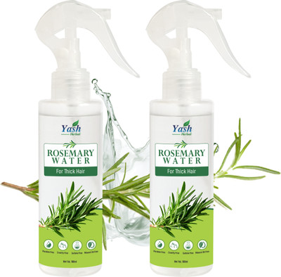 Yash Herbal Rosemary Water Spray 200Ml For Thick Hair(200 ml)