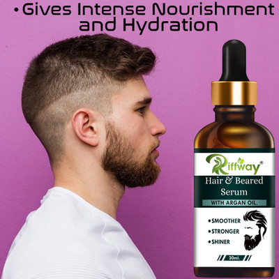 Riffway Hair Serum Beard Growth Oil for men |Hair Vitalizer, Grows Beard Men Beard Serum(0.03 ml)