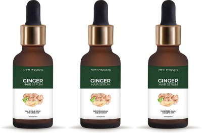 ARMMPRODUCTS Ginger Hair Re-Growth Serum for Strong Dense and Long Hair[pack3](30 ml)