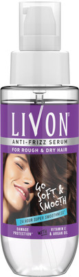 LIVON Hair Serum for Women & Men for Dry and Rough Hair, 24-hour frizz-free Smoothness(50 ml)