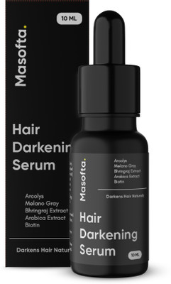 Masofta Anti Grey Hair Darkening Serum for Limiting & Reversing Greying with Melano Gray(10 ml)