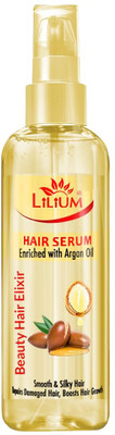LILIUM Hair Serum Elixir | Enriched With Argon Oil | Smooth Silky & Nourishing(50 ml)