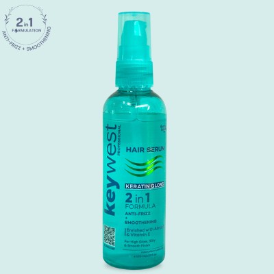 Keywest Professional Keratin Gloss Hair Serum for Women Men Dry Frizzy Hair(100 ml)