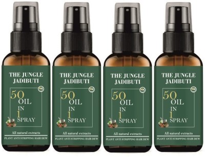 Oilanic Jungle Jadibuti Herbal Oil | Hair Growth & Good for Damaged Hair (30ml) Pack 4 Hair Oil(120 ml)