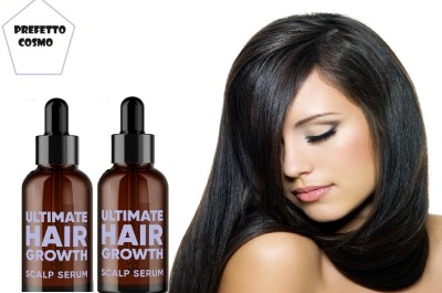 Prefetto COSMO PACK OF 2 Ultimate Hair Growth : Serum for Natural Hair Regrowth & Thickening(100 ml)
