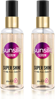 SUNSILK Super Shine Hair Serum 100ml, Pack of 2(200 ml)