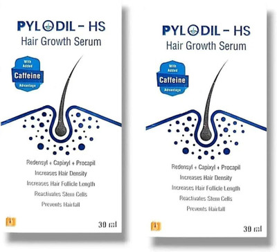 pylodil hs Hair Growth Serum 30ML (Pack of 2)(60 ml)