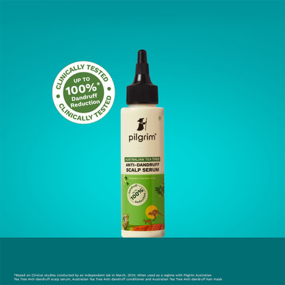 Pilgrim Australian Tea Tree Anti-Dandruff Scalp Serum Relieves Itchiness & Inflammation(100 ml)