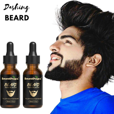 smartdrops Natural Beard Growth Serum For Men(60 ml)