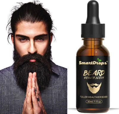 smartdrops Beard Growth serum for beard smooth shine & style(30 ml)