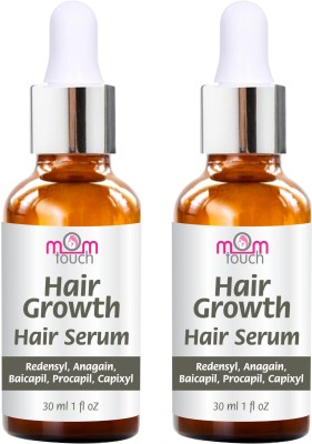 mom touch Hair Growth Serum Advanced Redensyl, Kapexil, Procapil, Biotin & Saw Palmetto(60 ml)