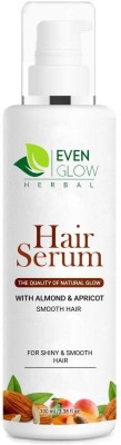 Even Glow HairSerumEnrichAlmond Oii & VitaminA & E For Dry Frizzy,Smooth Nourishing Serum(100 ml)