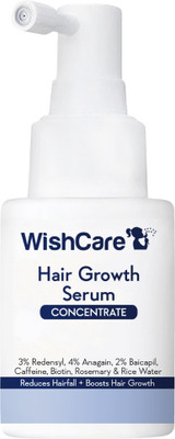 WishCare Hair Growth Serum Concentrate - Redensyl, Anagain, Biotin, Keratin & Rice Water(20 ml)
